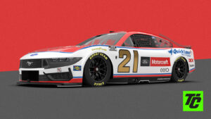 Josh Berry 2026 Motorcraft / Quick Lane paint scheme Wood Brothers Racing NASCAR Cup Series