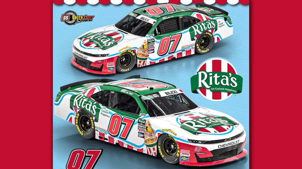 Josh Bilicki's 2026 Rita's Italian Ice Paint Scheme | TobyChristie.com