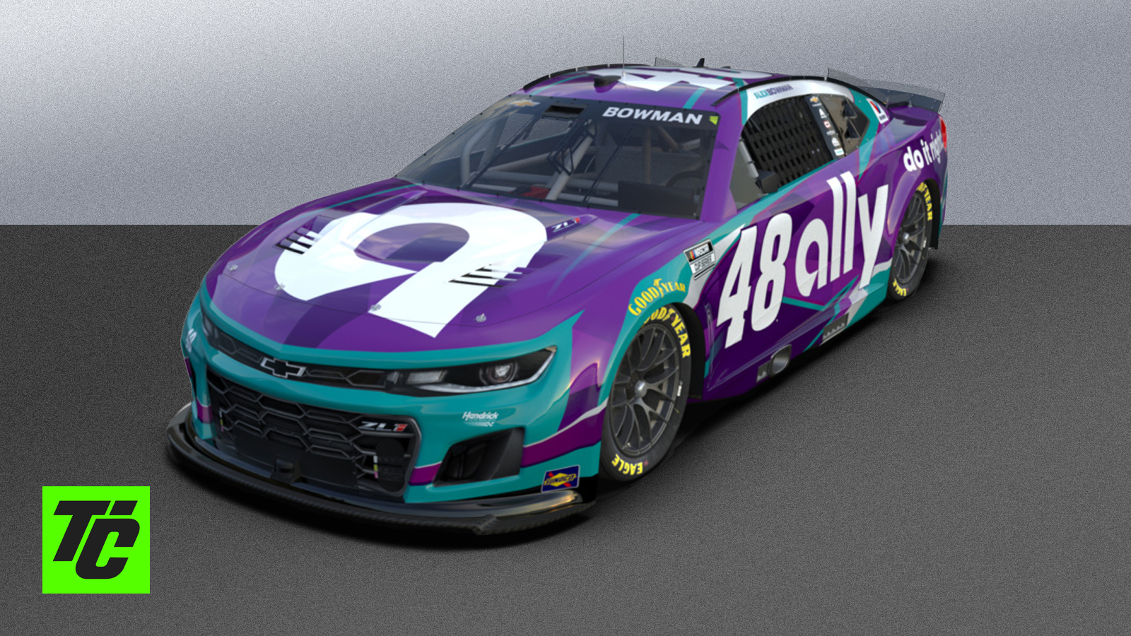 Alex Bowman 2026 Ally Paint Scheme Hendrick Motorsports NASCAR Cup Series