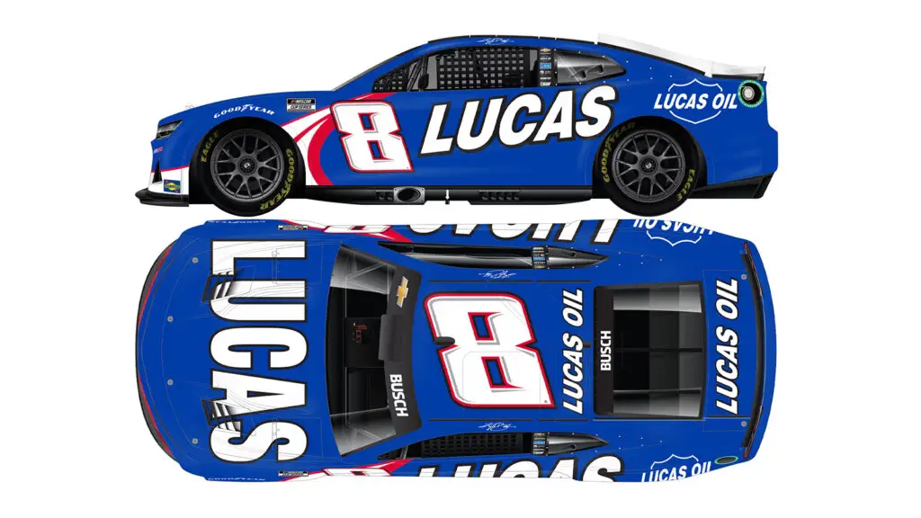 Kyle Busch 2026 Lucas Oil paint scheme Richard Childress Racing NASCAR Cup Series