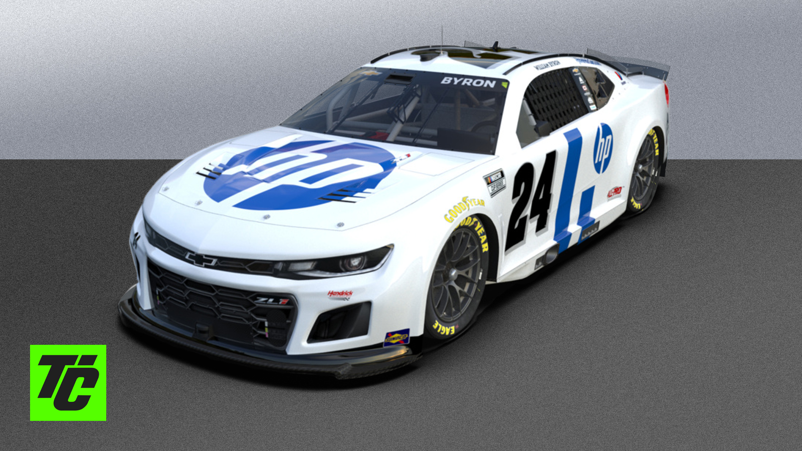 William Byron 2026 HP Paint Scheme Hendrick Motorsports NASCAR Cup Series