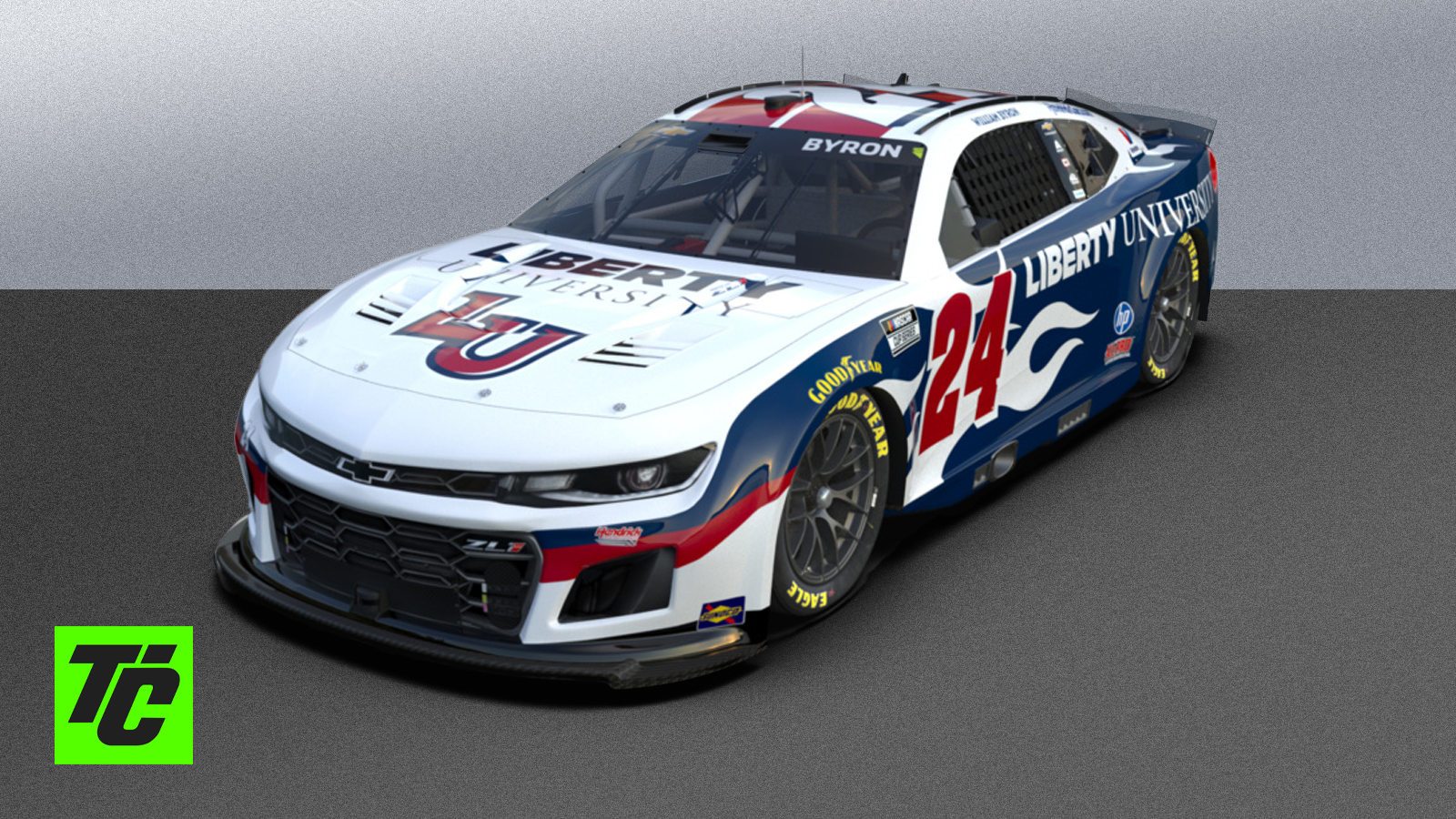 William Byron 2026 Liberty University Paint Scheme Hendrick Motorsports NASCAR Cup Series