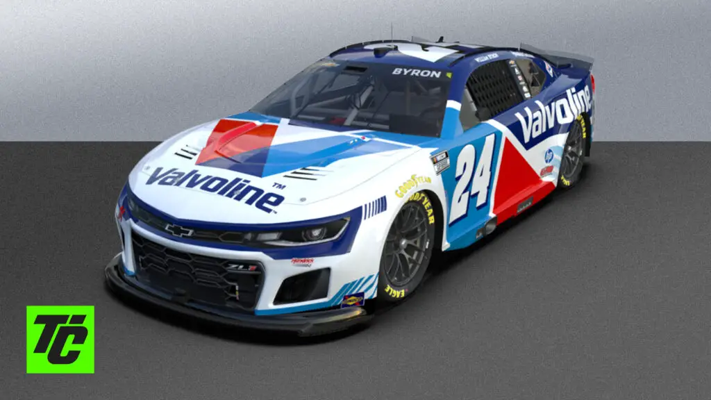 William Byron 2026 Valvoline Paint Scheme Hendrick Motorsports NASCAR Cup Series