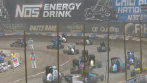 JJ Yeley, Ty Gibbs, and Sheldon Creed all made the A-Main of Tuesday's Chili Bowl Preliminary race.