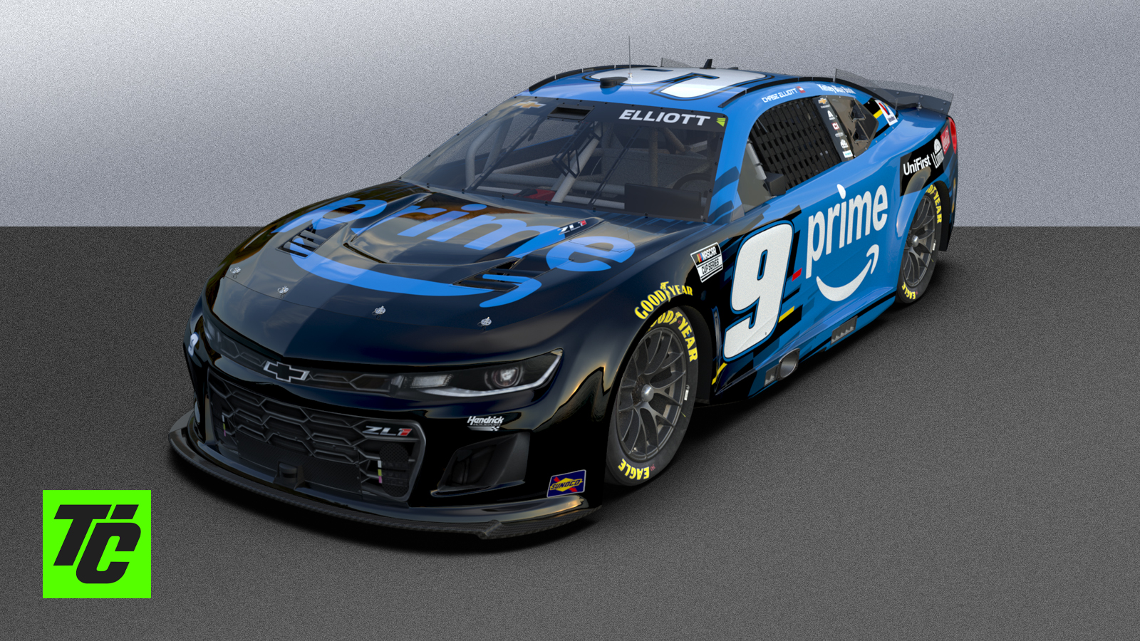 Chase Elliott 2026 Prime Video Paint Scheme Hendrick Motorsports NASCAR Cup Series