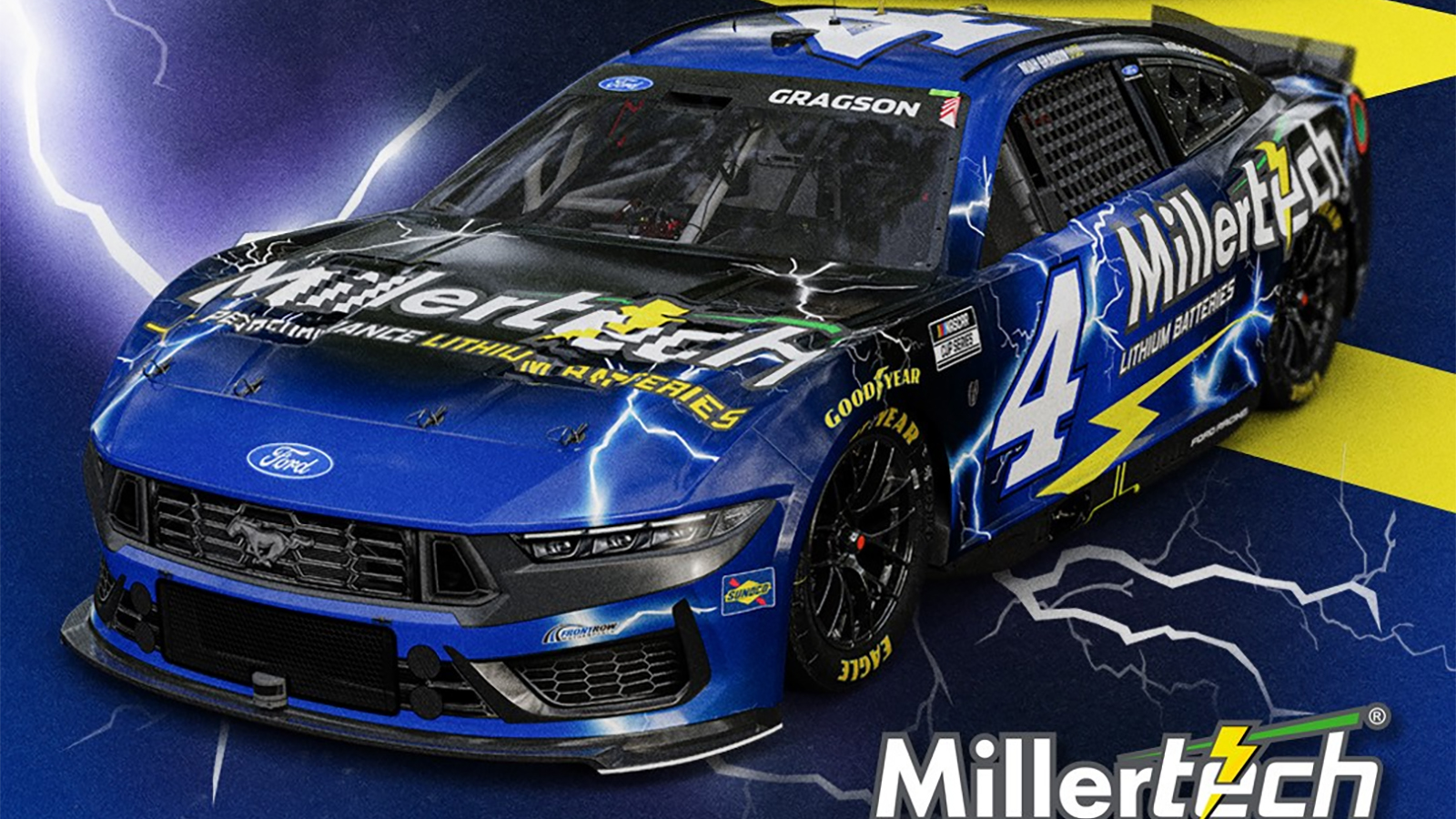 Noah Gragson 2026 Miller Tech Paint Scheme Front Row Motorsports NASCAR Cup Series