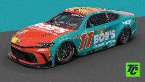 Denny Hamlin 2026 Bob's Discount Furniture paint scheme Joe Gibbs Racing NASCAR Cup Series