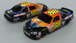 Dale Jarrett 1998 Ford Quality Care Service Batman paint scheme Robert Yates Racing NASCAR Winston Cup Series