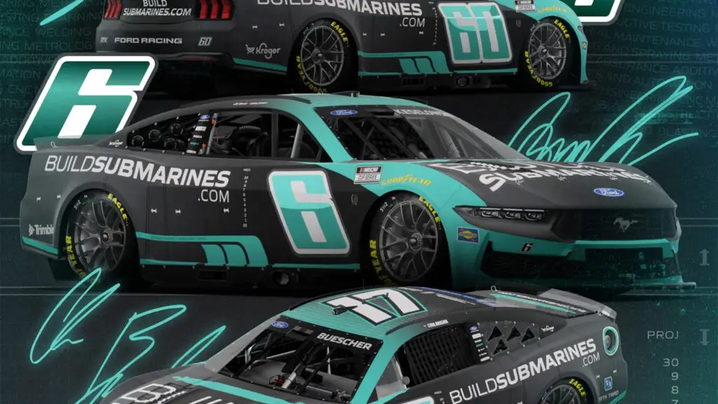 Brad Keselowski 2026 BuildSubmarines.com paint scheme RFK Racing NASCAR Cup Series