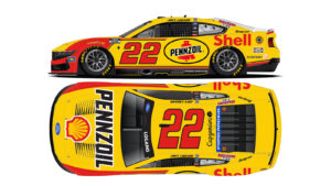 Joey Logano 2026 Shell Pennzoil paint scheme Team Penske NASCAR Cup Series