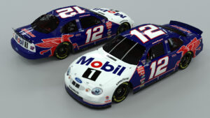 Jeremy Mayfield 1998 Mobil 1 paint scheme Penske Kranefuss Racing NASCAR winston Cup Series