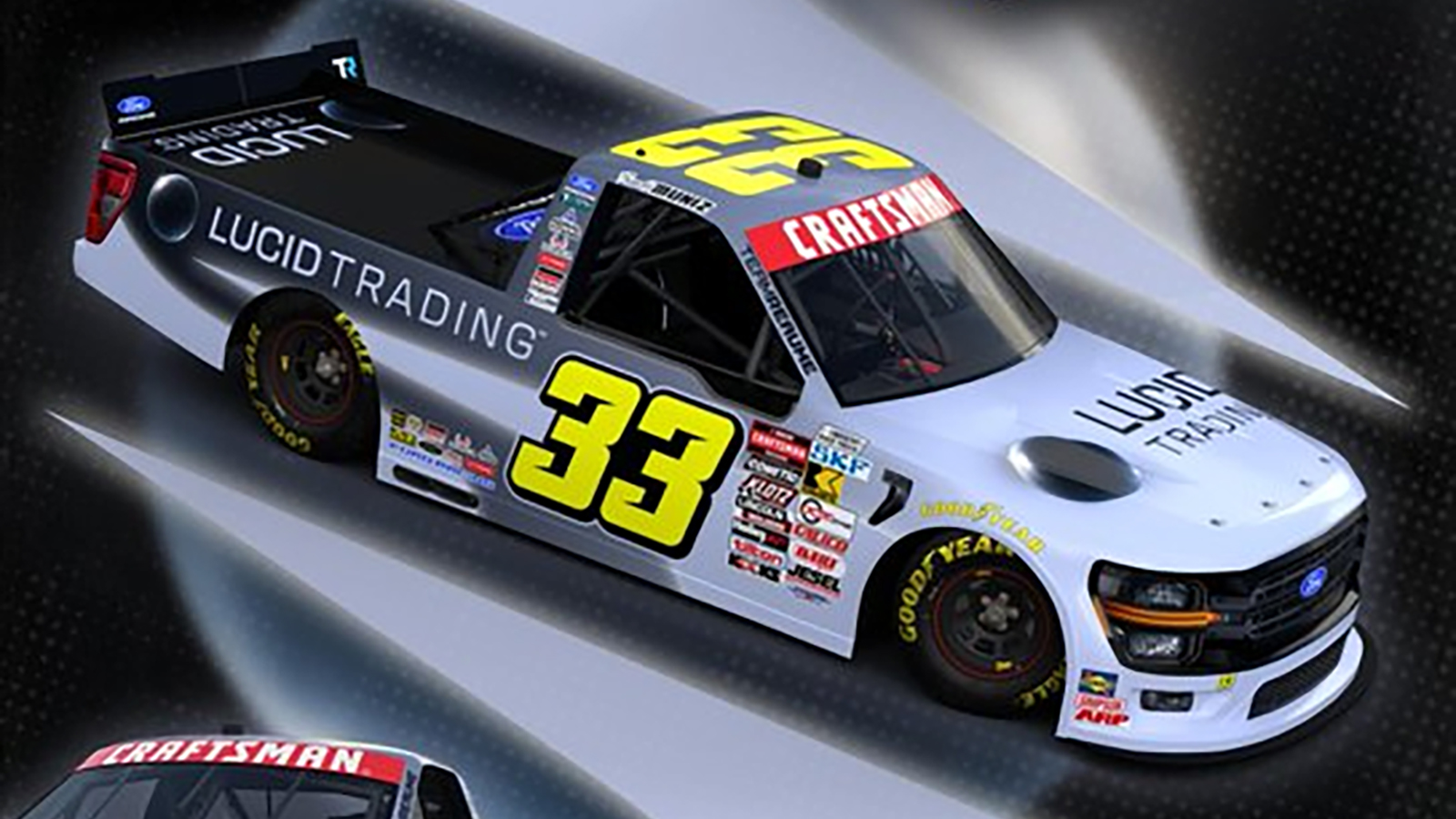 Frankie Muniz 2026 Lucid Trading paint scheme Team Reaume NASCAR Craftsman Truck Series