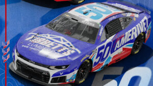 Burt Myers 2026 Tibbett's Lumber paint scheme Team AmeriVet NASCAR Cup Series