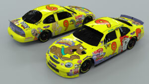 Jerry Nadeau 1998 Cartoon Network Scooby Doo on Zombie Island paint scheme Melling Racing NASCAR Winston Cup Series