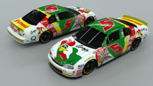 Terry Labonte 1998 Kellogg's Corny paint scheme Hendrick Motorsports NASCAR Winston Cup Series
