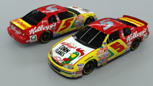 Terry Labonte 1998 Kellogg's Corn Flakes paint scheme Daytona 500 Hendrick Motorsports NASCAR Winston Cup Series