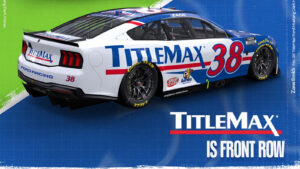 Zane Smith 2026 TitleMax paint scheme Front Row Motorsports NASCAR Cup Series