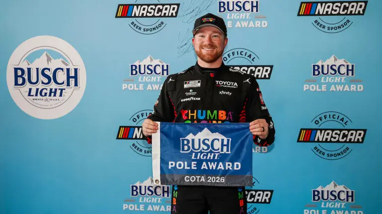 Tyler Reddick takes the pole for Sunday's DuraMax Texas Grand Prix at Circuit of the Americas over Ross Chastain.