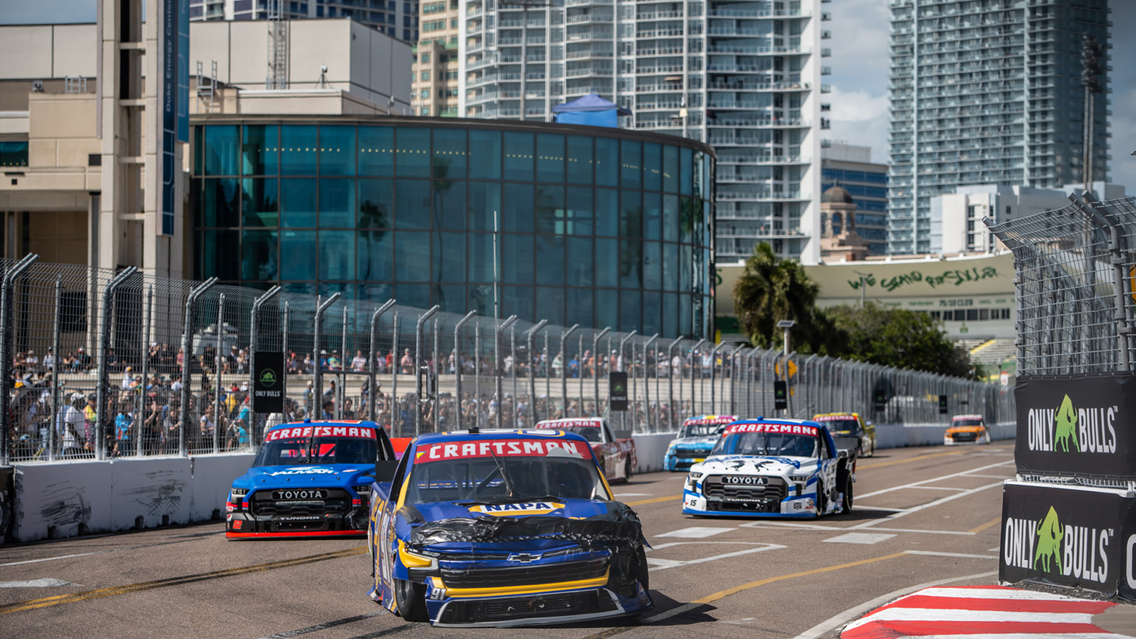 Race results from the 2026 OnlyBulls Green Flag 150 at St. Petersburg