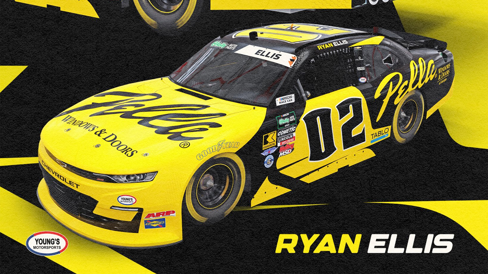 Pella Window and Door of Georgia returns as a primary sponsor for Ryan Ellis at EchoPark Speedway in 2026