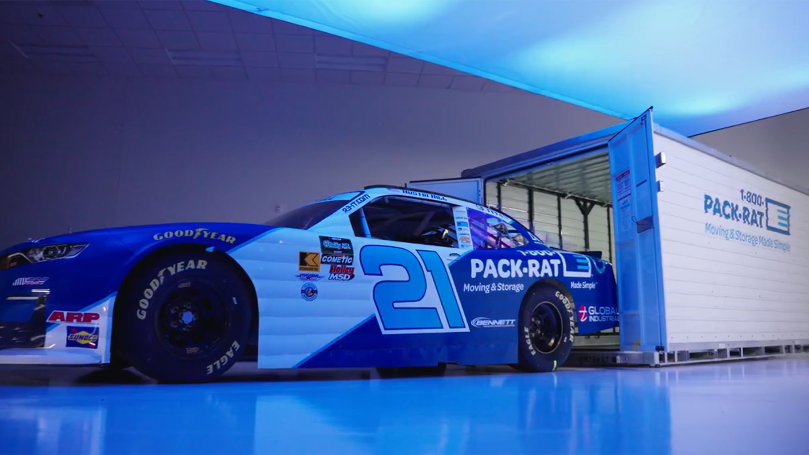 1-800-PACK-RAT joins Richard Childress Racing as a primary sponsor for Austin Hill and Jesse Love in 2026.