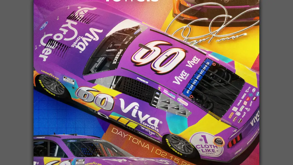 Ryan Preece 2026 Kroger / Viva Towels paint scheme RFK Racing NASCAR Cup Series