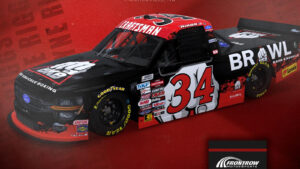 Layne Riggs 2026 Bare Knuckle Brawl paint scheme Front Row Motorsports NASCAR Craftsman Truck Series