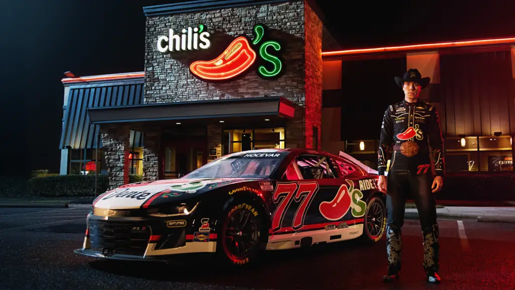 Carson Hocevar will Ride the 'Dente again with Chili's in the NASCAR Cup Series event at Circuit of the Americas in 2026