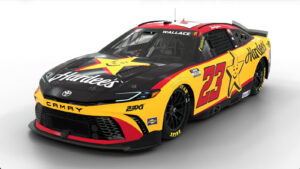 Hardee's reveals four race primary sponsorship schedule and paint scheme for Bubba Wallace in 2026