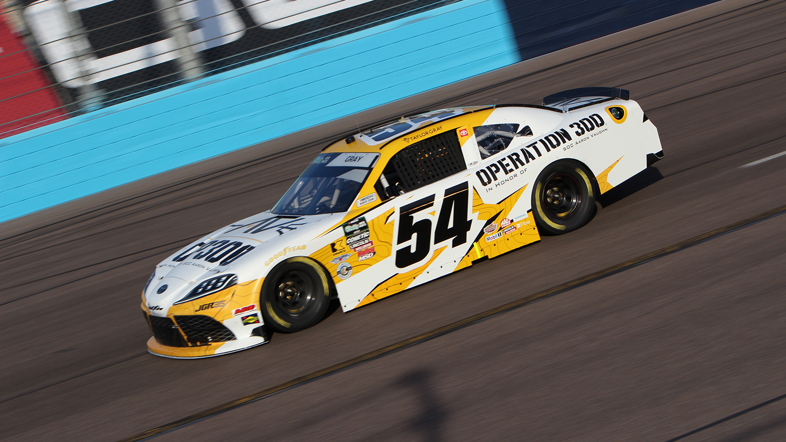 Taylor Gray scores the pole position for Saturday's GOVX 200 at Phoenix Raceway