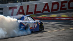 Corey Day collected his first career NASCAR O'Reilly Auto Parts Series win in Saturday's Ag-Pro 300 at Talladega
