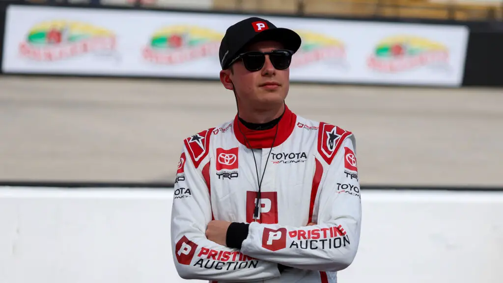 Christopher Bell scored the win in Friday night's NASCAR Craftsman Truck Series Tennessee Army National Guard 250 at Bristol Motor Speedway