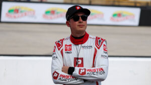 Christopher Bell scored the win in Friday night's NASCAR Craftsman Truck Series Tennessee Army National Guard 250 at Bristol Motor Speedway