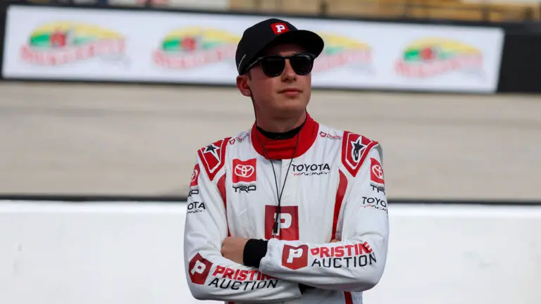 Christopher Bell scored the win in Friday night's NASCAR Craftsman Truck Series Tennessee Army National Guard 250 at Bristol Motor Speedway