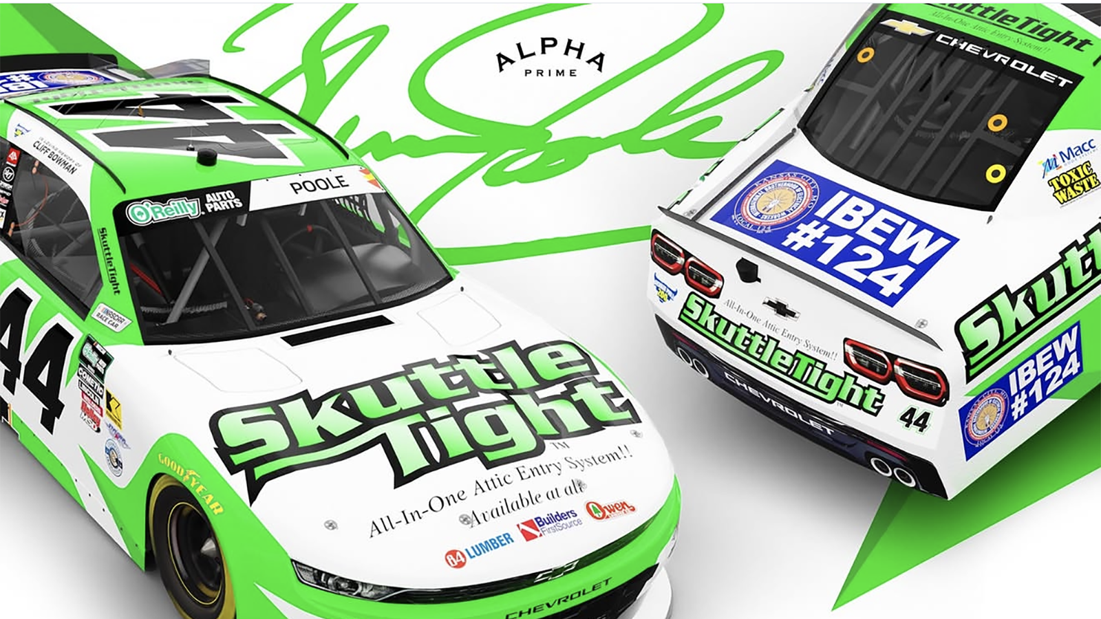 Skuttle Tight to sponsor Brennan Poole in 200th career NASCAR O'Reilly Auto Parts Series start at Kansas Speedway.