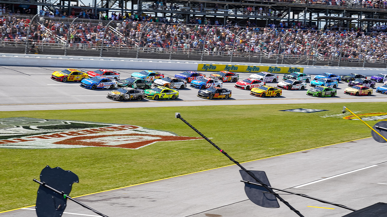 Weather forced the cancellation of NASCAR Cup qualifying at Talladega, here's the official starting lineup