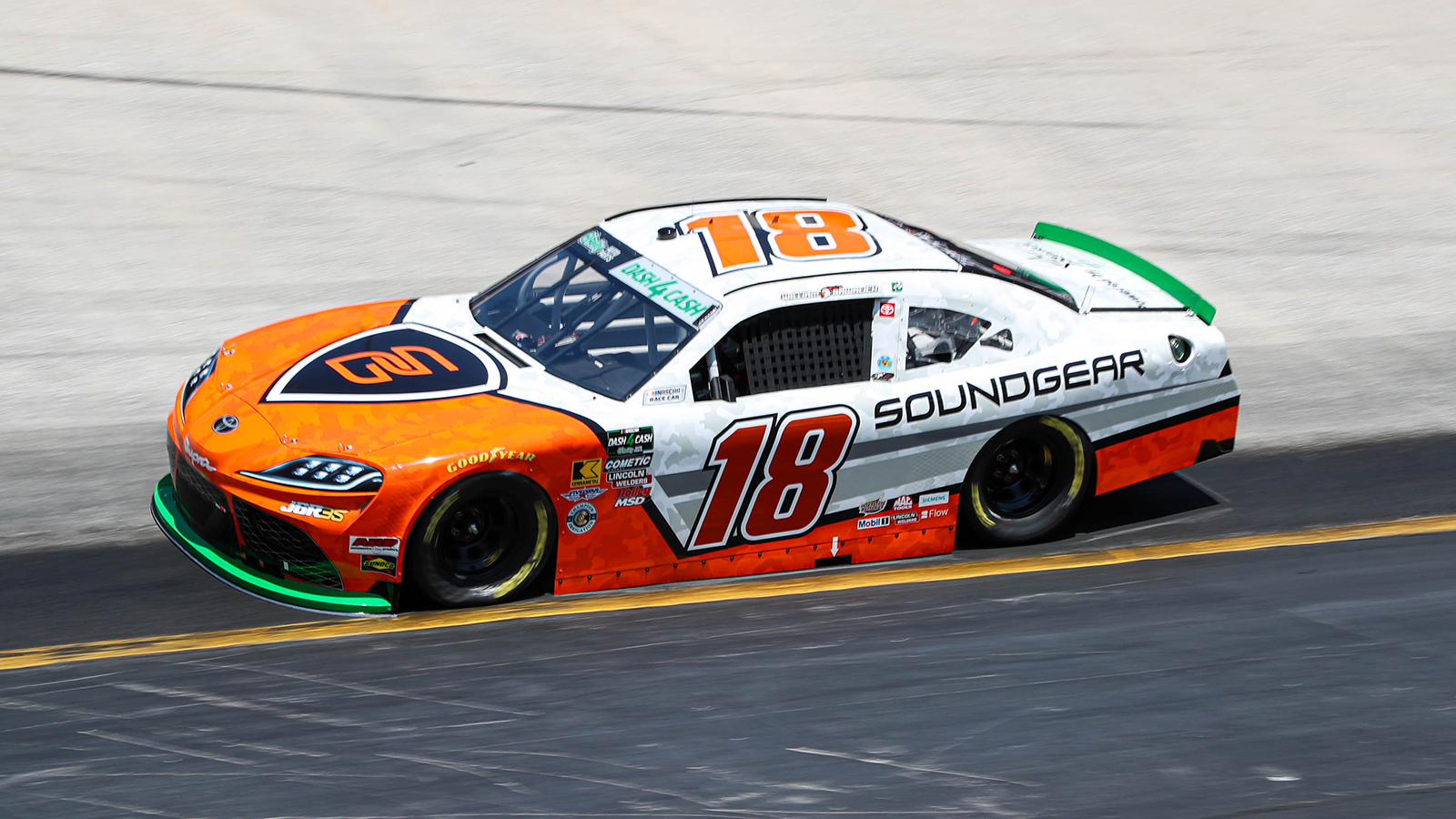 William Sawalich rocketed to the pole for the Suburban Propane 300 NASCAR O'Reilly Auto Parts Series race at Bristol Motor Speedway.