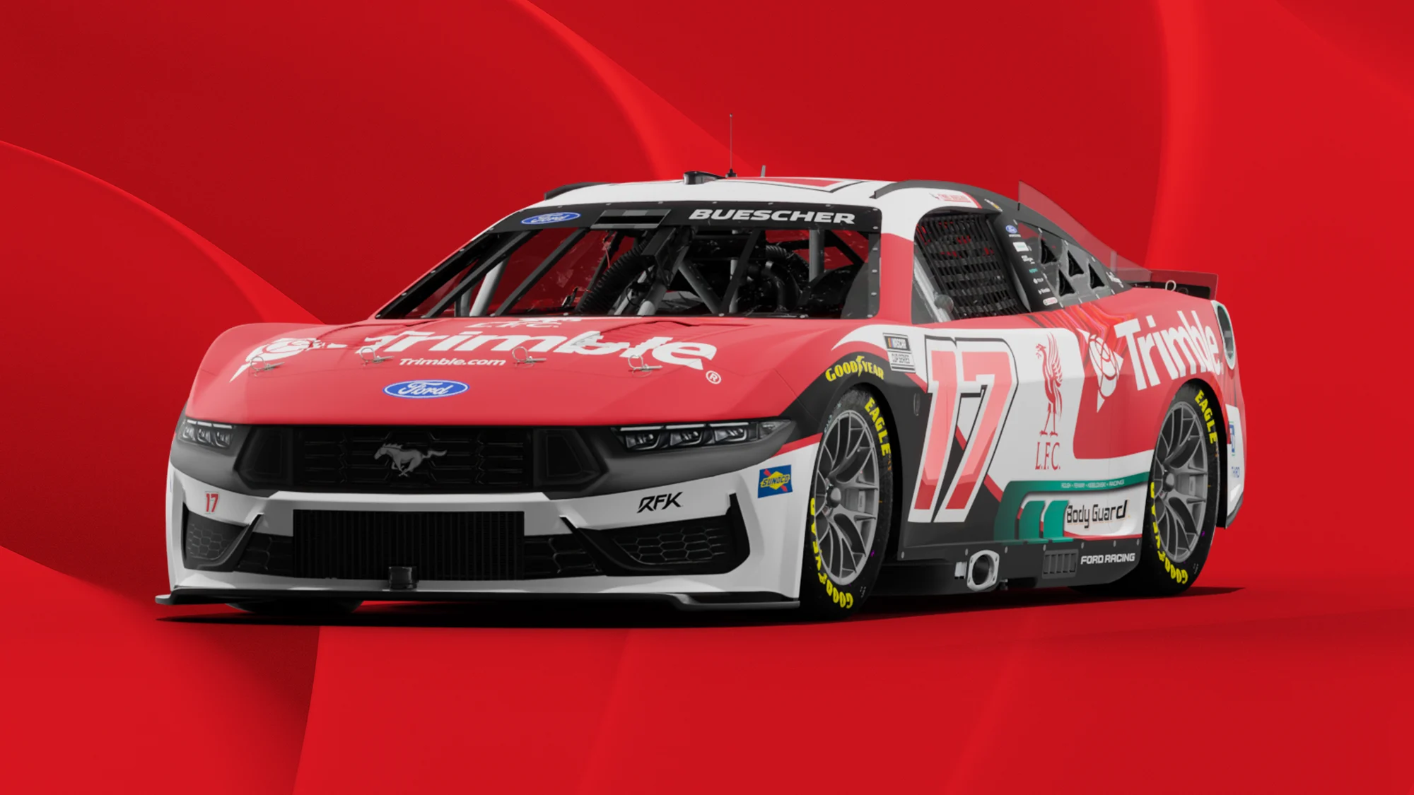 Liverpool FC to be featured on Chris Buescher's RFK Racing car in NASCAR Cup race at Sonoma Raceway