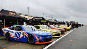 Starting lineup for the Mission 200 at The Glen NASCAR O'Reilly Auto Parts Series race at Watkins Glen International