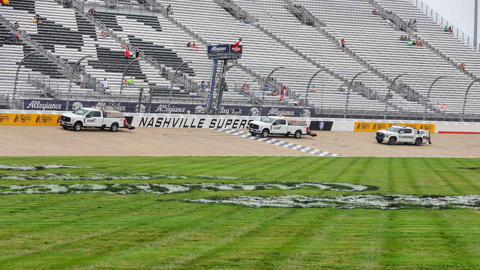 Allegiance 200 starting lineup NASCAR Craftsman Truck Series race at Nashville Superspeedway