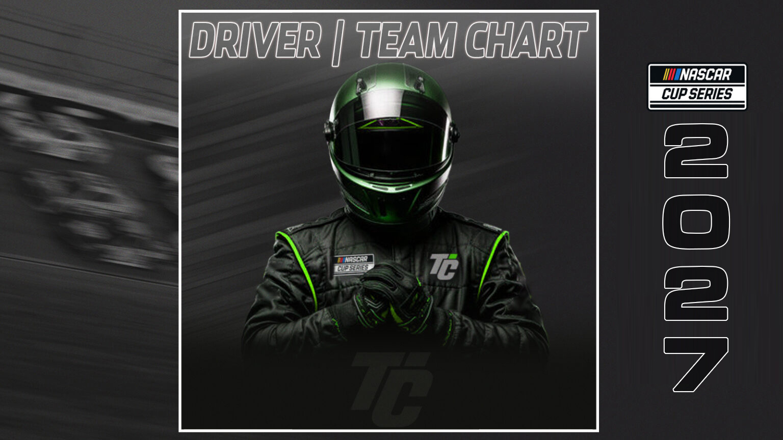 2027 NASCAR Cup Series Driver Team Chart