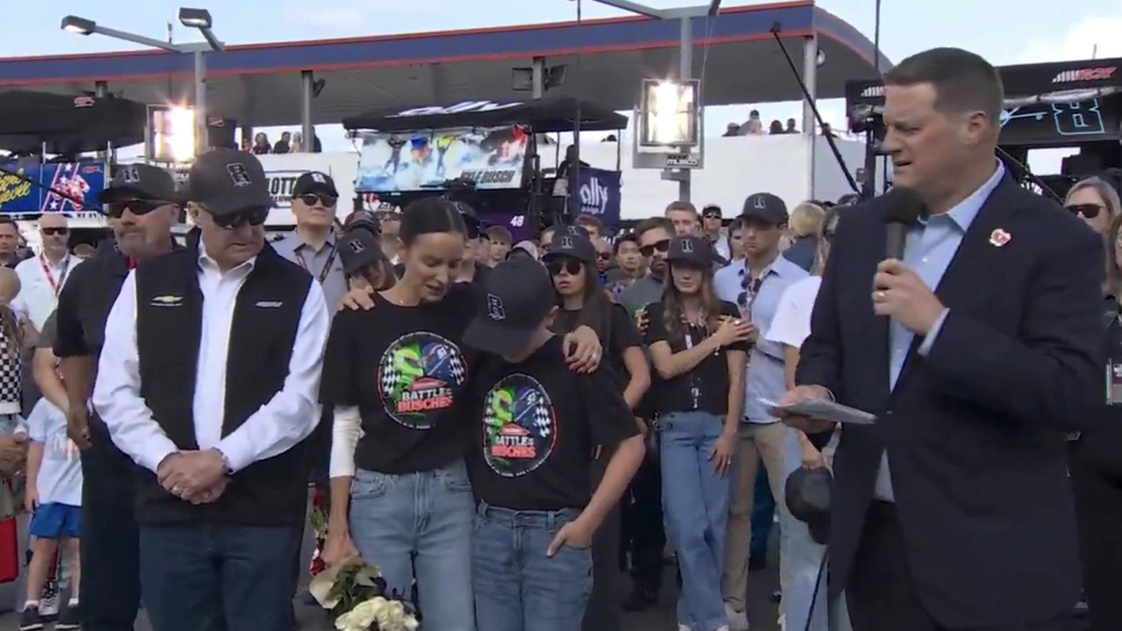 Samantha Busch and the entire Busch family joined the NASCAR community ahead of the Coca-Cola 600, the first NASCAR Cup race since the death of Kyle Busch
