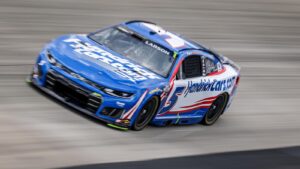 Kyle Larson was the fastest driver in single lap speed in Friday's NASCAR All-Star Race practice at Dover Motor Speedway.