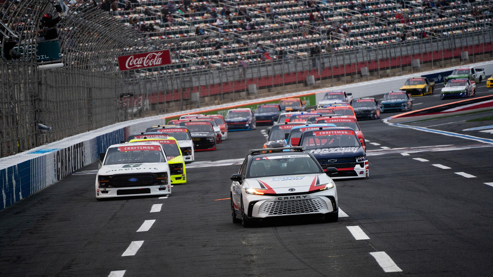 NASCAR has postponed the NASCAR Craftsman Truck Series North Carolina Education Lottery 200 at Charlotte Motor Speedway to Saturday at 8:00 AM ET.