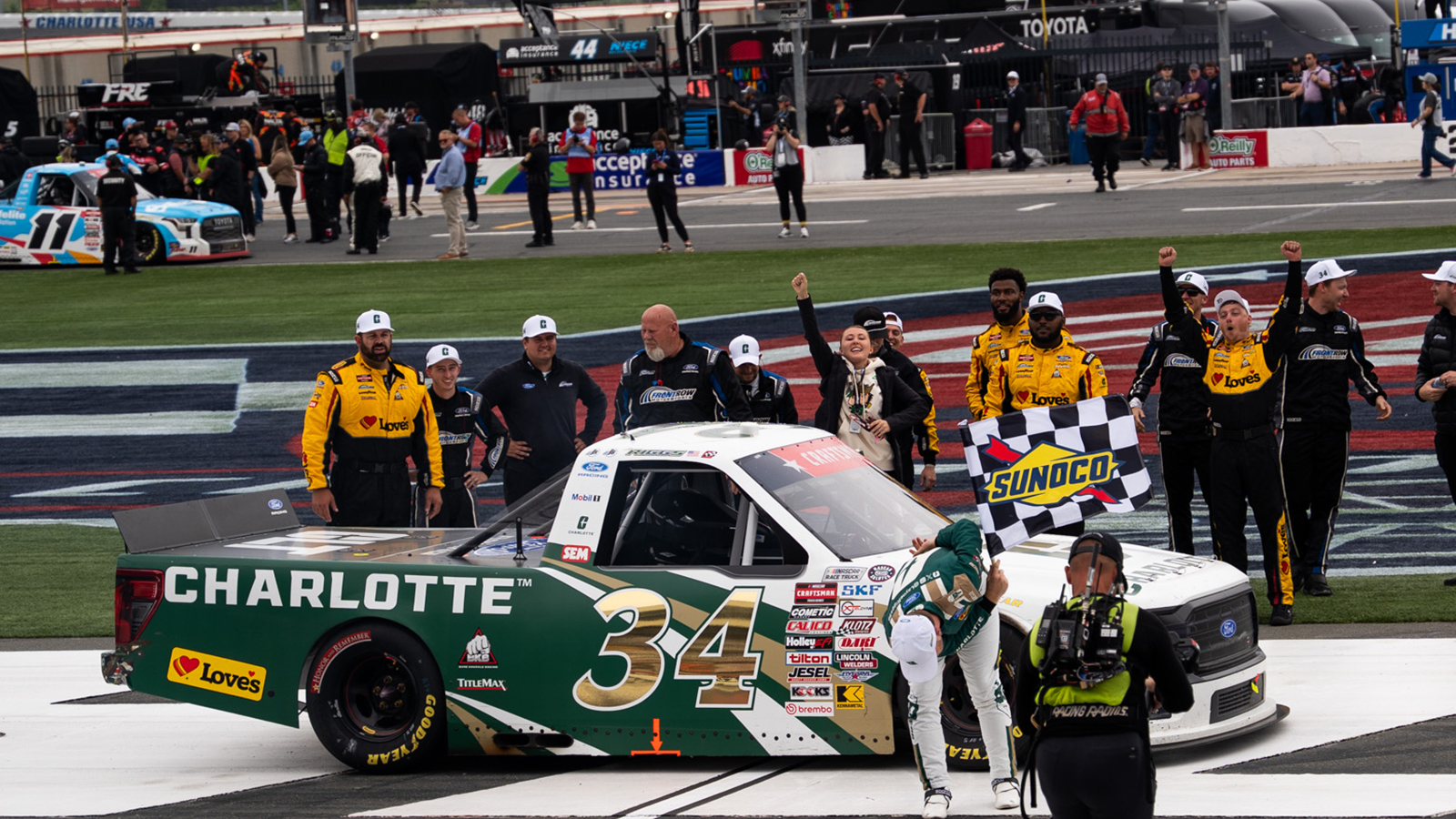 North Carolina Education Lottery 200 race results NASCAR Craftsman Truck Series at Charlotte Motor Speedway