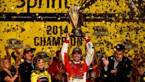Kevin Harvick headlined the three-driver NASCAR Hall of Fame Class of 2027. Jeff Burton, and Larry Phillips were also named to the class.