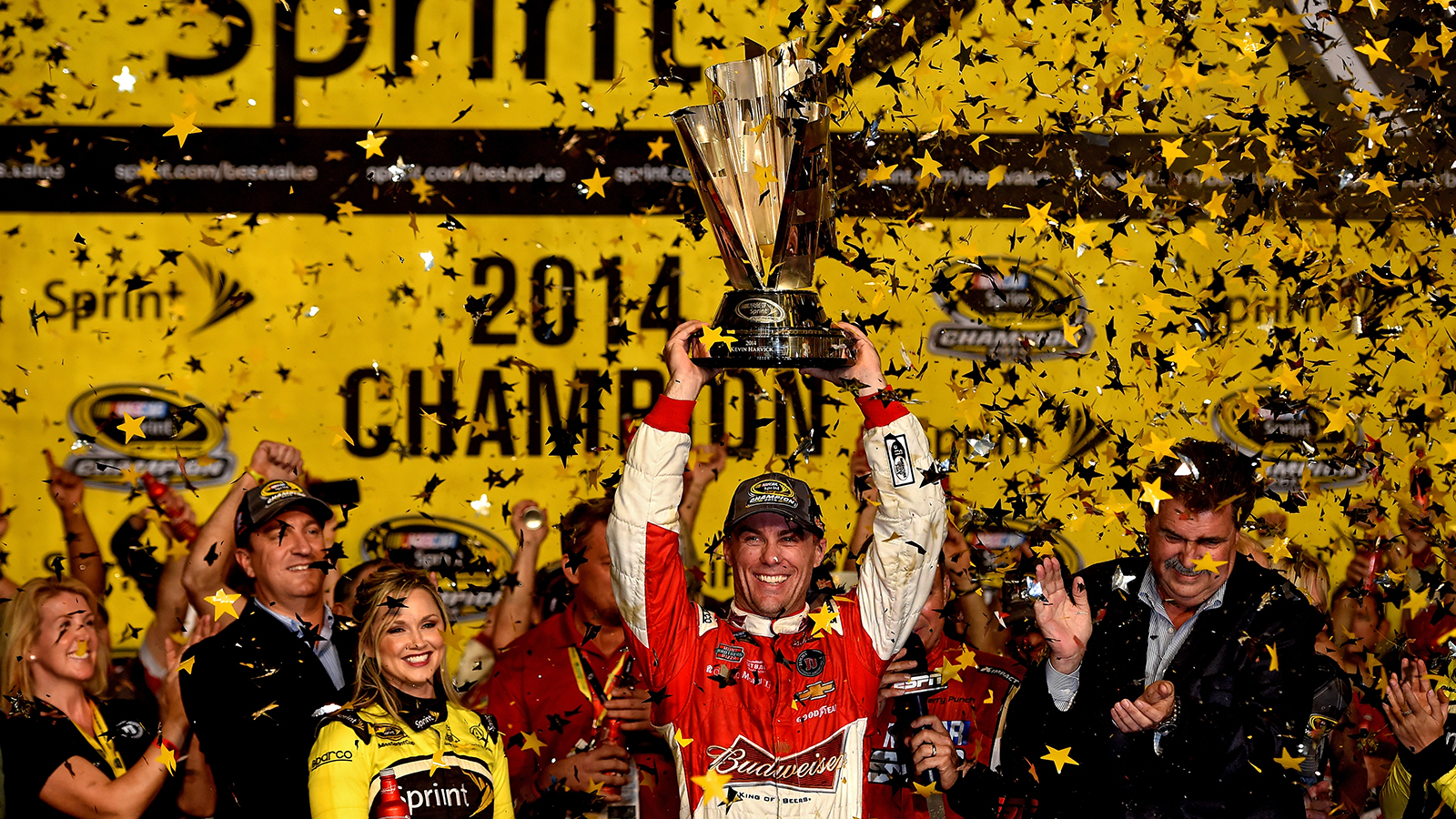 Kevin Harvick headlined the three-driver NASCAR Hall of Fame Class of 2027. Jeff Burton, and Larry Phillips were also named to the class.