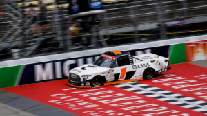 DQS Solutions & Staffing 250 race results 2026 NASCAR Craftsman Truck Series race at Michigan International Speedway