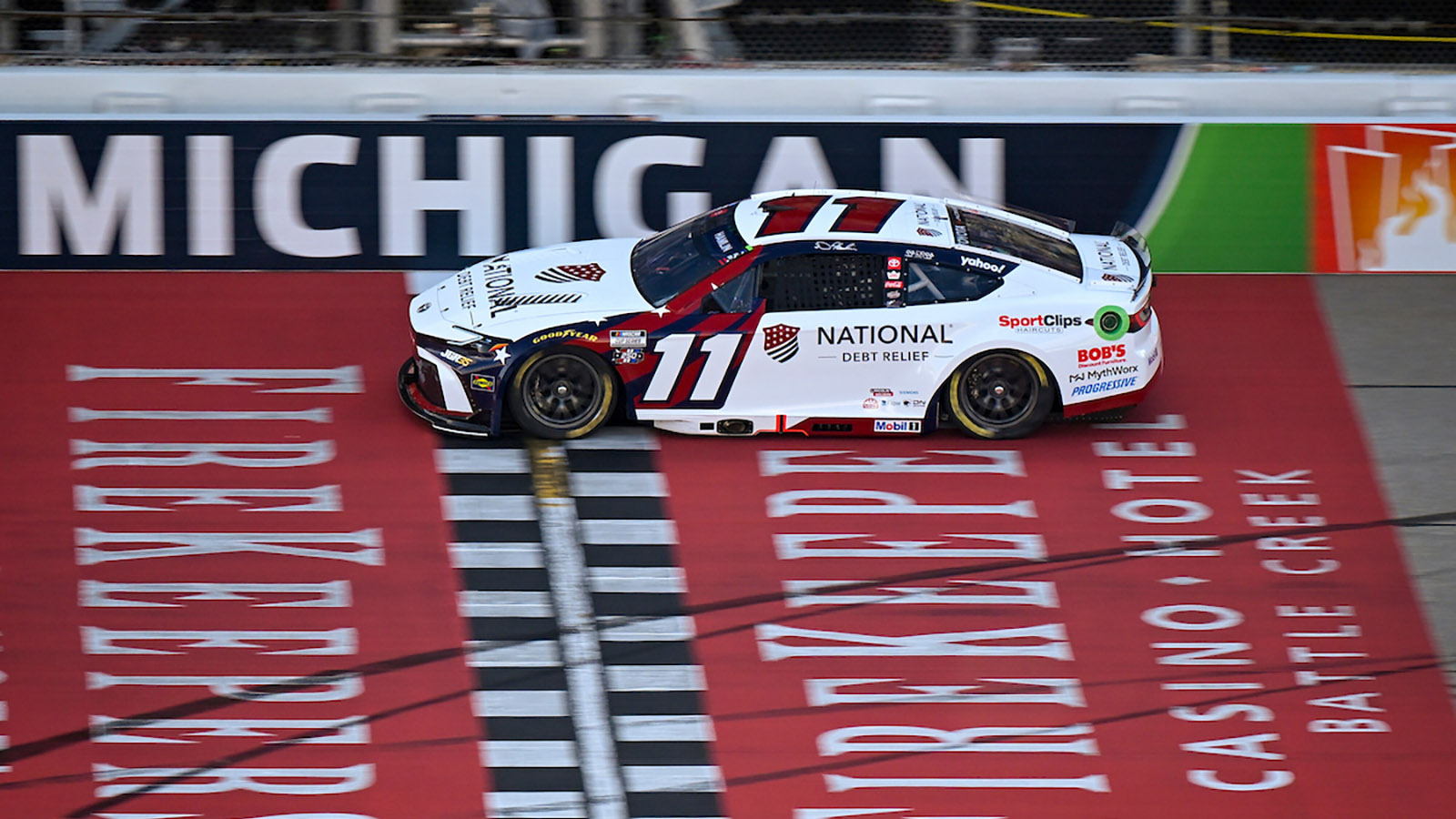 FireKeepers Casino 400 race results NASCAR Cup Series at Michigan International Speedway