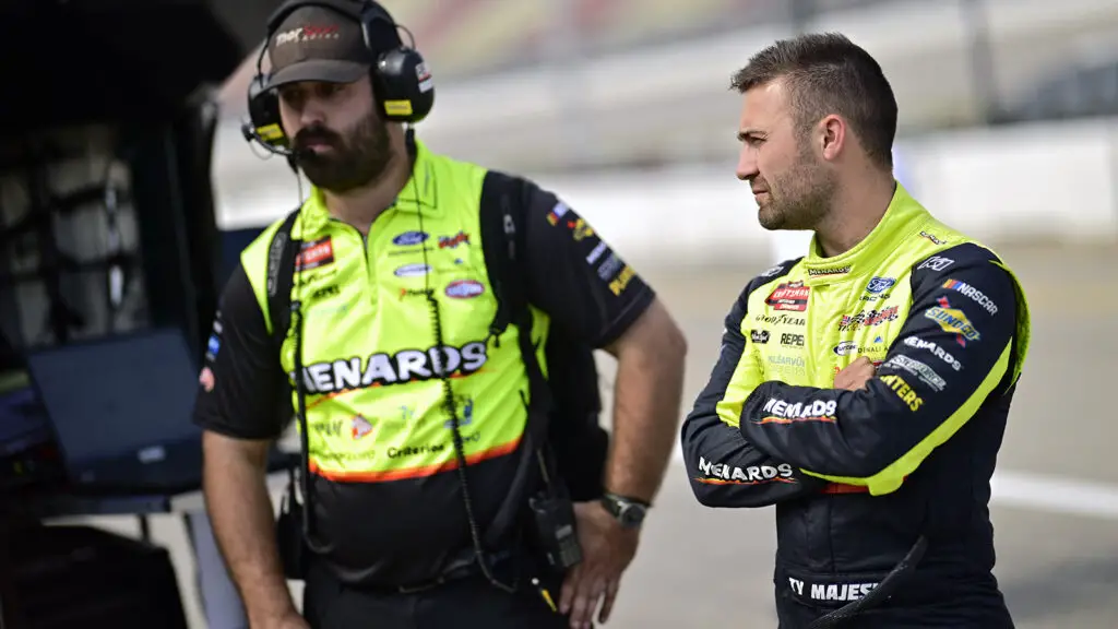 Ty Majeski will start from the pole in the NASCAR Craftsman Truck Series race at Michigan International Speedway